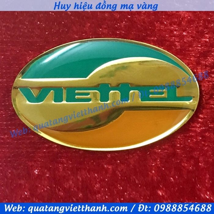 Huy hiệu đồng Viettel