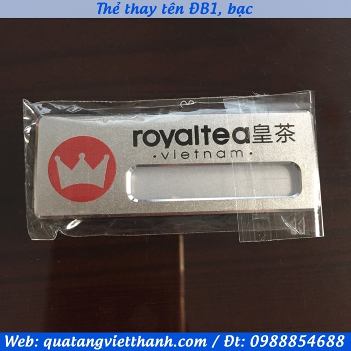 Thẻ thay tên ĐB1 - Royal
