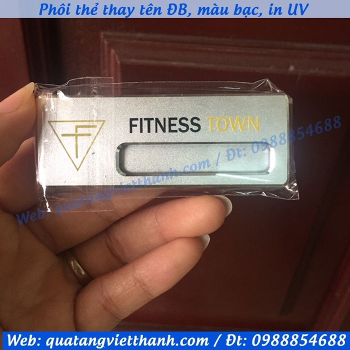 Thẻ thay tên DB fitness